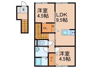 ルミナーレ高須の物件間取画像